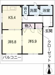 Sunrise OrangeK【1階】の間取り