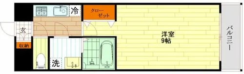 ララプレイス大阪城公園ノルド【5階】の間取り