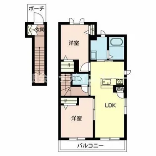 加東市下滝野(フェリーシード桜丘A)【2階】の間取り