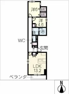 Casa Mimosa【3階】の間取り