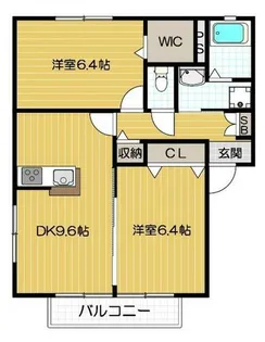 One step B【2階】の間取り