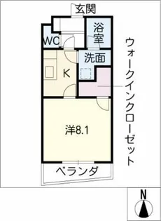 イサリオン【4階】の間取り