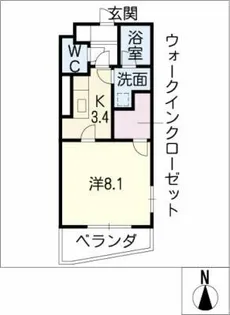 Chmp de joie【2階】の間取り