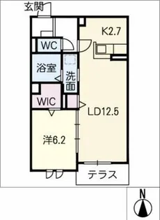 コンフォート相生山【1階】の間取り