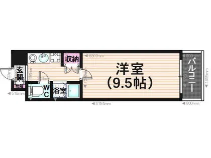 ウイング21高宮【2階】の間取り