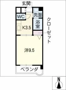 アベニールM【3階】の間取り