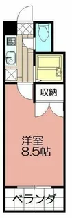 エフズフラッツ古船場【6階】の間取り
