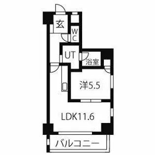 スタジオスクエア大須【4階】の間取り