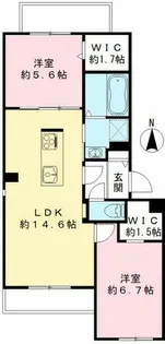 アンベリール【302号室】の間取り