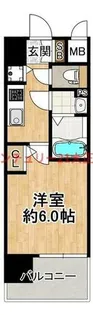 エスリード大阪エヴォルツ【3階】の間取り