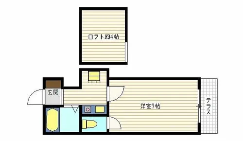 サンシャイン高丸【1階】の間取り
