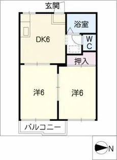 パークハウス【1階】の間取り