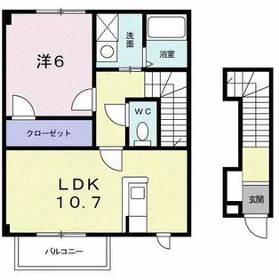 イノセント エンジェル【2階】の間取り