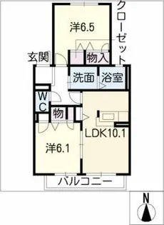 GREEN STAGE【2階】の間取り