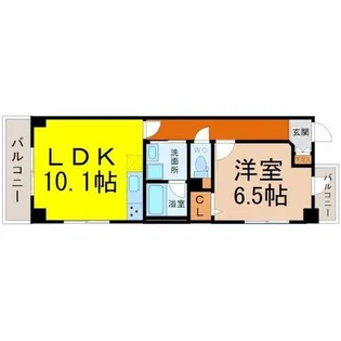 インペリアル南大高【3階】の間取り