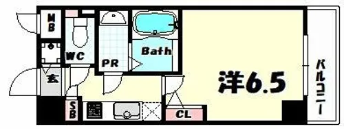 S-RESIDENCE神戸元町【11階】の間取り