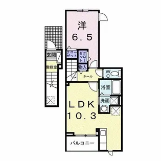 ヒカルサ豊橋牟呂水神【2階】の間取り