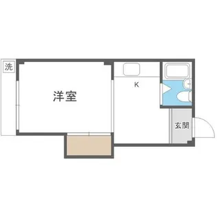 カツミハイツ【302号室】の間取り