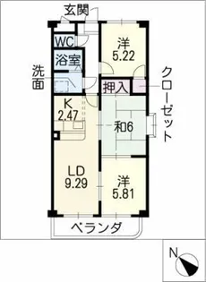 シェリール12【1階】の間取り