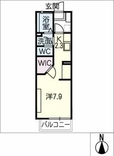 コンフォートハウス中央【2階】の間取り