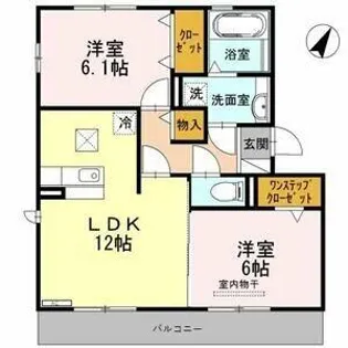 オハナ【1階】の間取り
