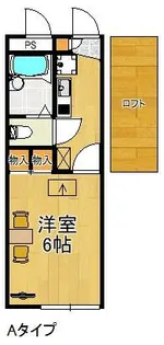 レオパレスヴィヴレ大弥【2階】の間取り