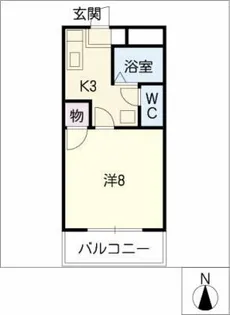 ハイツエルム【3階】の間取り