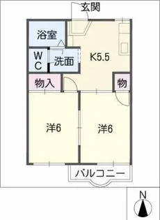 セフィラ土原A・B【1階】の間取り