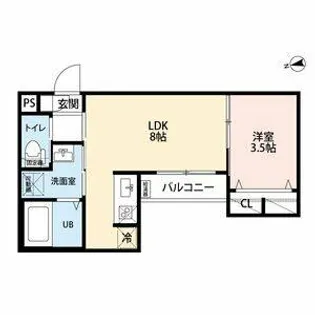 Maururu高畑【3階】の間取り