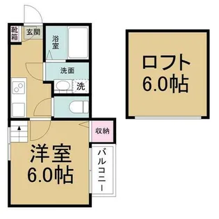 アイビス白壁【103号室】の間取り