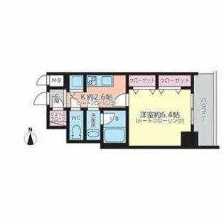 AVANTI atsuta【4階】の間取り