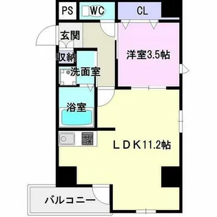 ボナール・ド・フルール【7階】の間取り