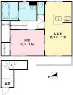 エスベランサ A棟【2階】の間取り