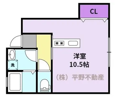 ルシェラン【1階】の間取り