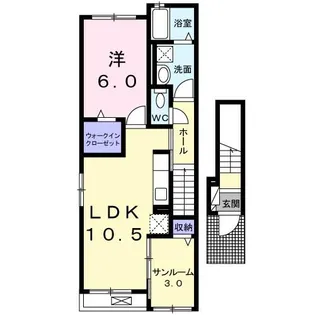 ガーデンスクエアⅡ【2階】の間取り