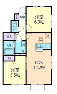 フォーゲル【2階】の間取り