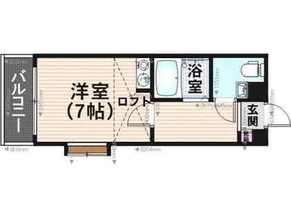 エムアイセレクション【402号室】の間取り