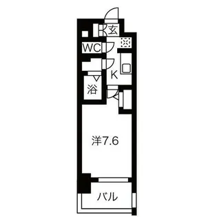 メイクスデザイン上前津【302号室】の間取り