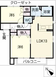 フォーマルハウトA棟【2階】の間取り