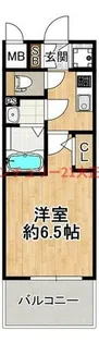 エスリード大阪エヴォルツ【7階】の間取り