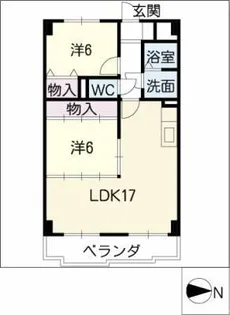 グランパス春岡【3階】の間取り