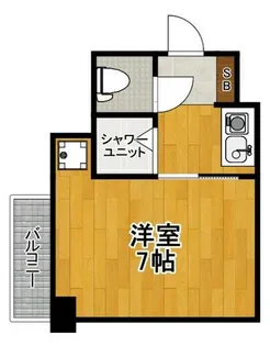 大正メゾン【5階】の間取り