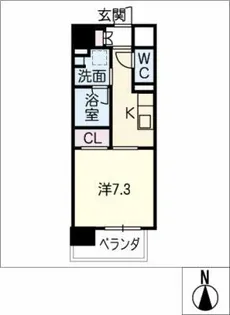 Mio・Aster【3階】の間取り