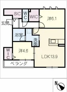 ブランノート城屋敷【2階】の間取り