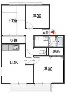 サンビレッジ三田【2階】の間取り