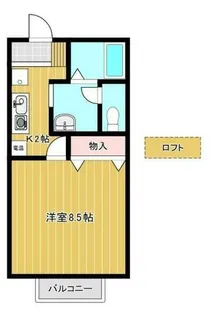 セジュール春日【2階】の間取り