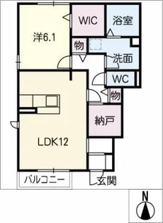 ガーデンプラザ新栄 E棟【1階】の間取り