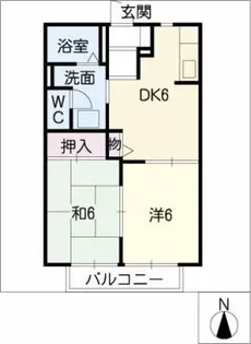 パティオ【1階】の間取り