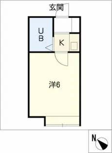 コスモ21御幸【2階】の間取り
