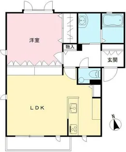 DAIKENN浜寺南町 J棟【101号室】の間取り